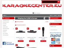 Tablet Screenshot of karaokecenter.eu